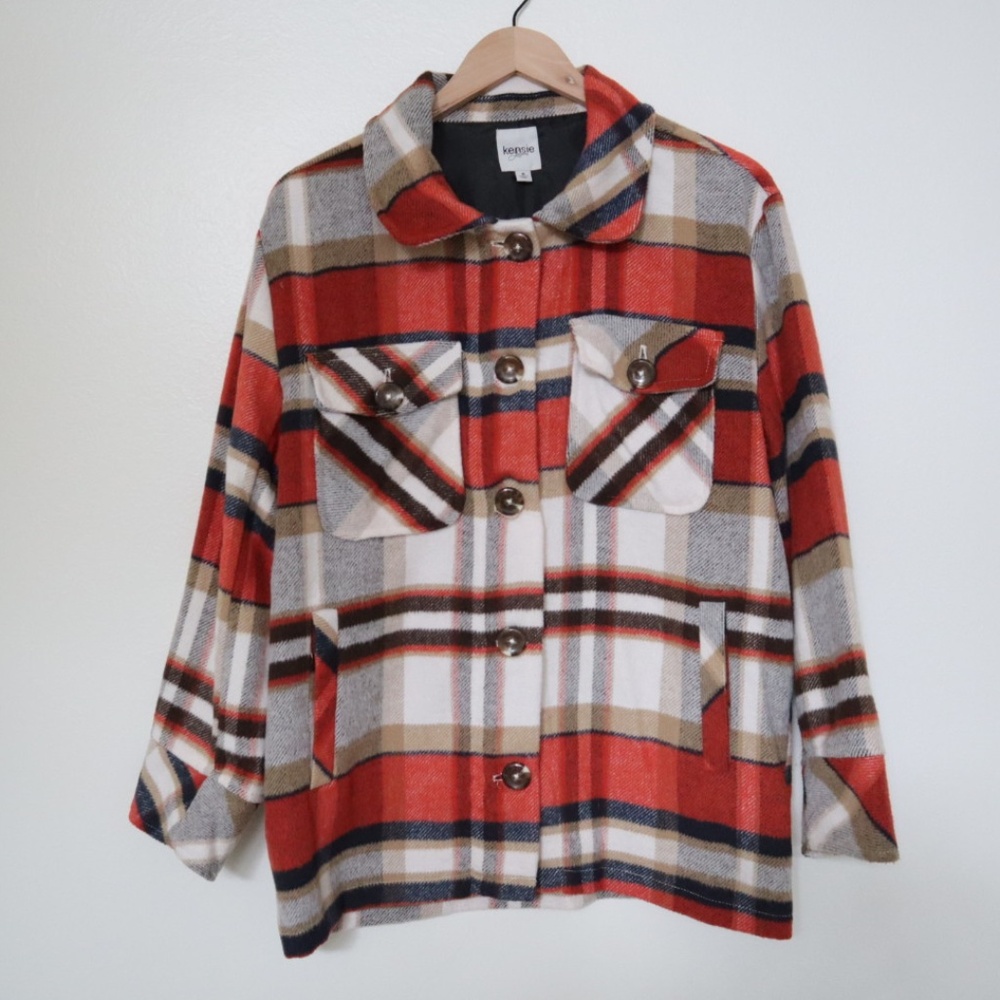 Kensie Plaid Shacket
